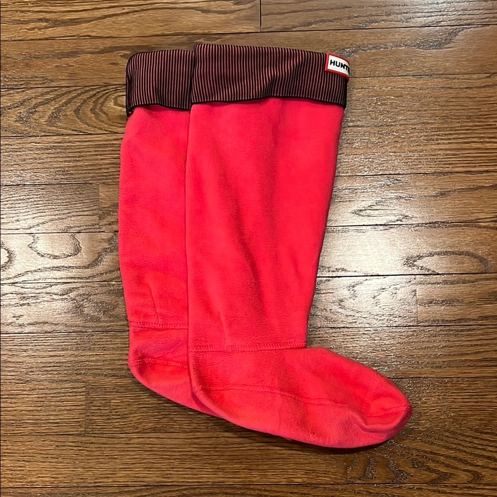 Hunter Red Fleece Boot Liners